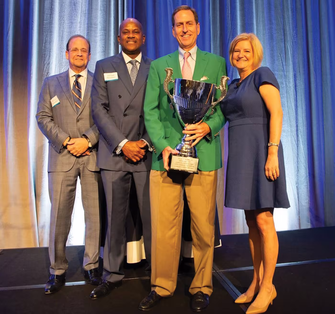 Michael Wiesenthal, Leonard Donaldson, Titus H. Harris III and Cristina Vetrano