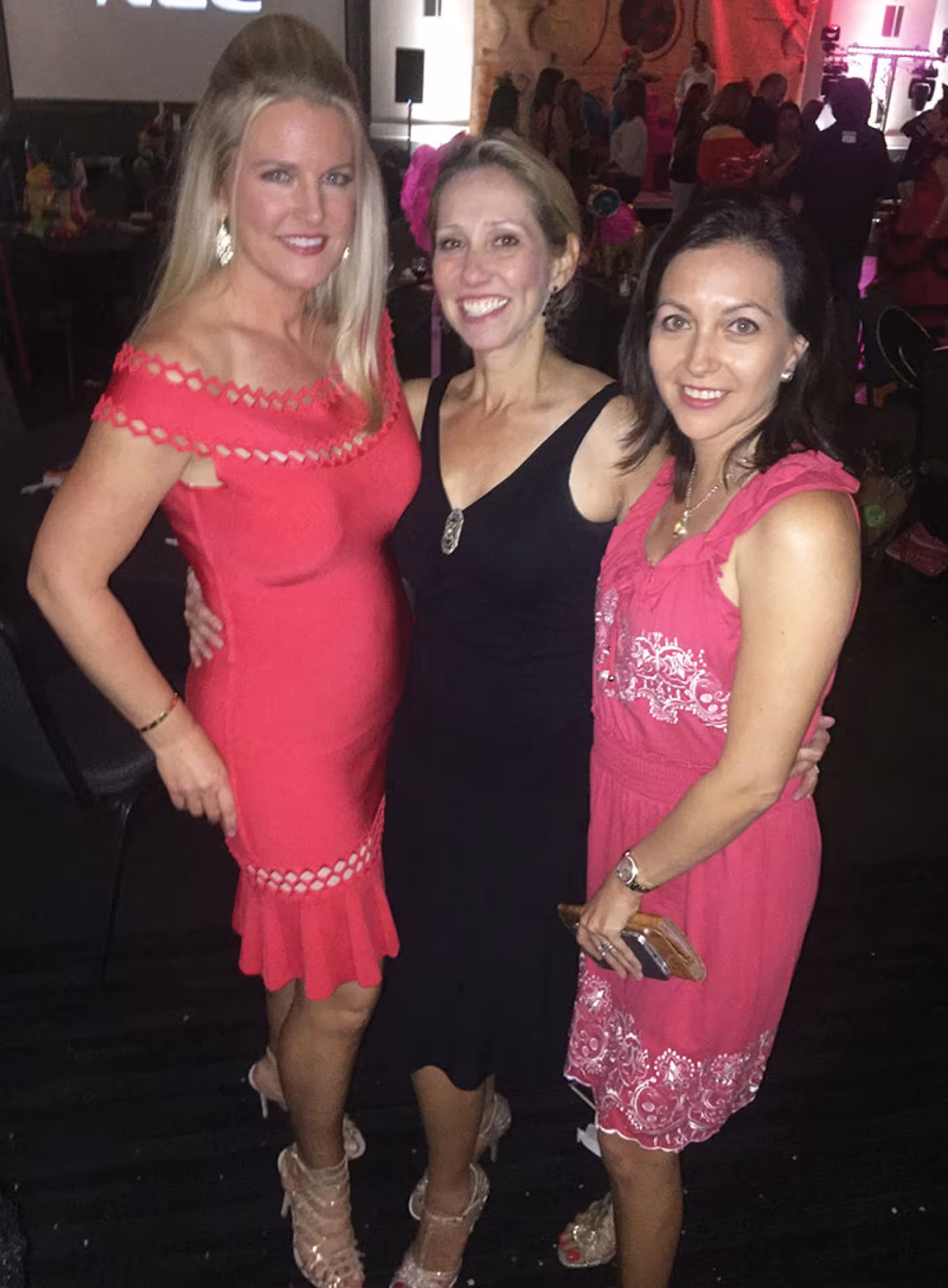 Kelli Langford, Christine Ussher and Irene Madriz