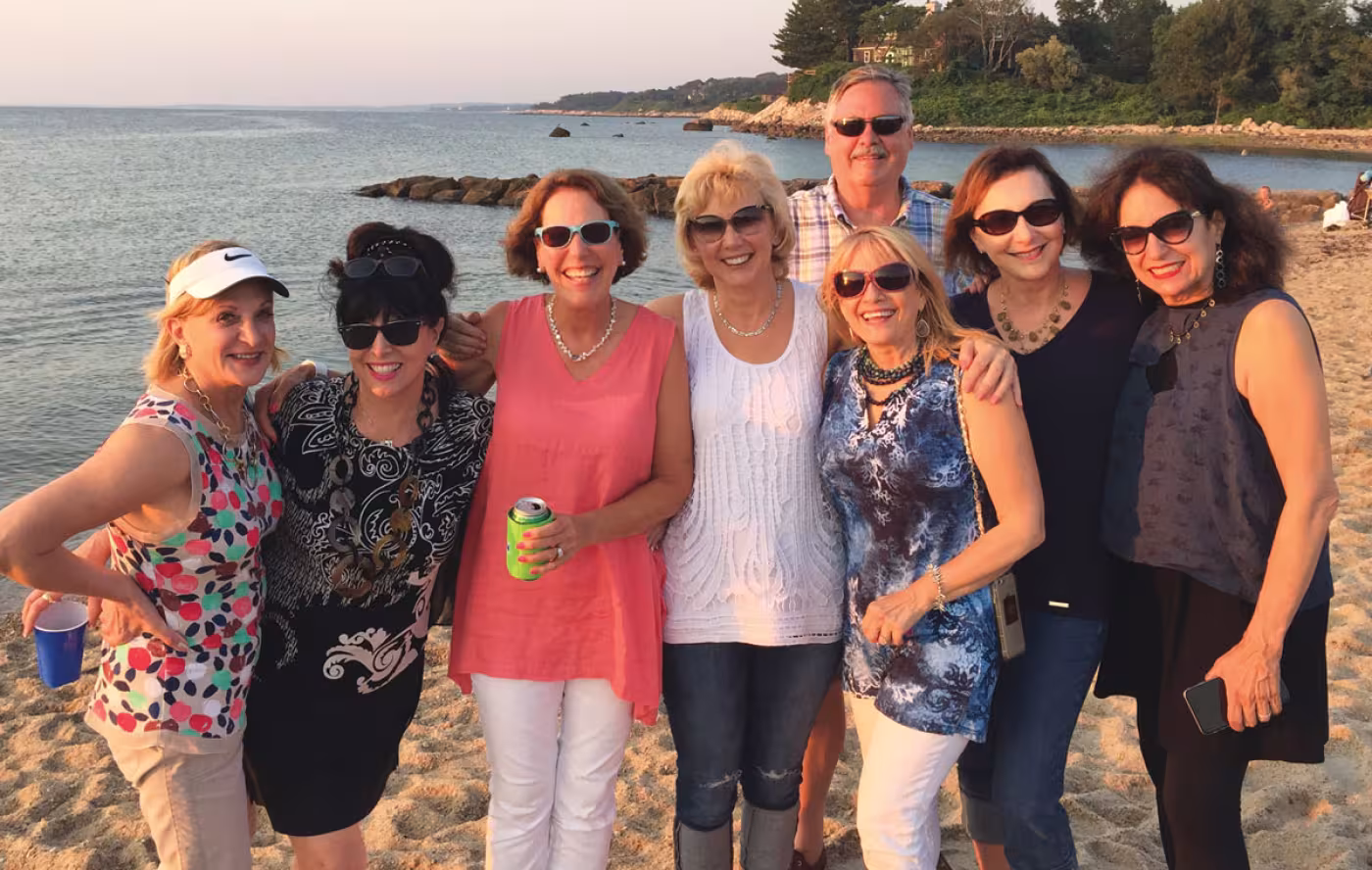 Ebie Nametz, Mike Nametz, Connie Senter, Sharon Maloney, Lili Rubin, Sharon Albert Brier, Vicky Dyer-Smith, Mady Kades