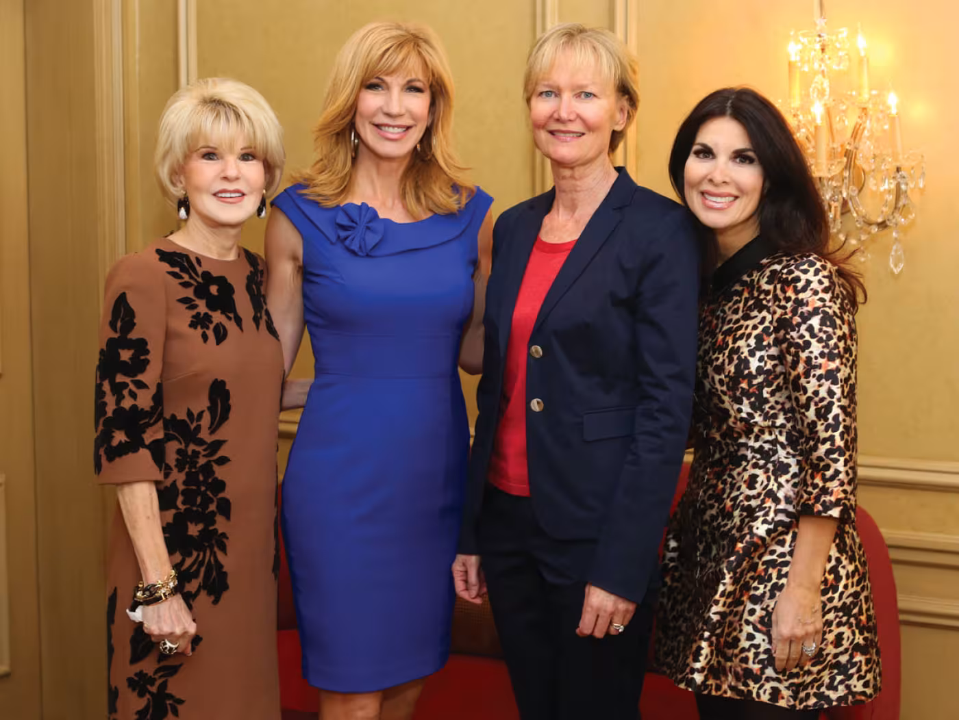Virginia Steppe, Leeza Gibbons, Terry Huffington, Alissa Maples