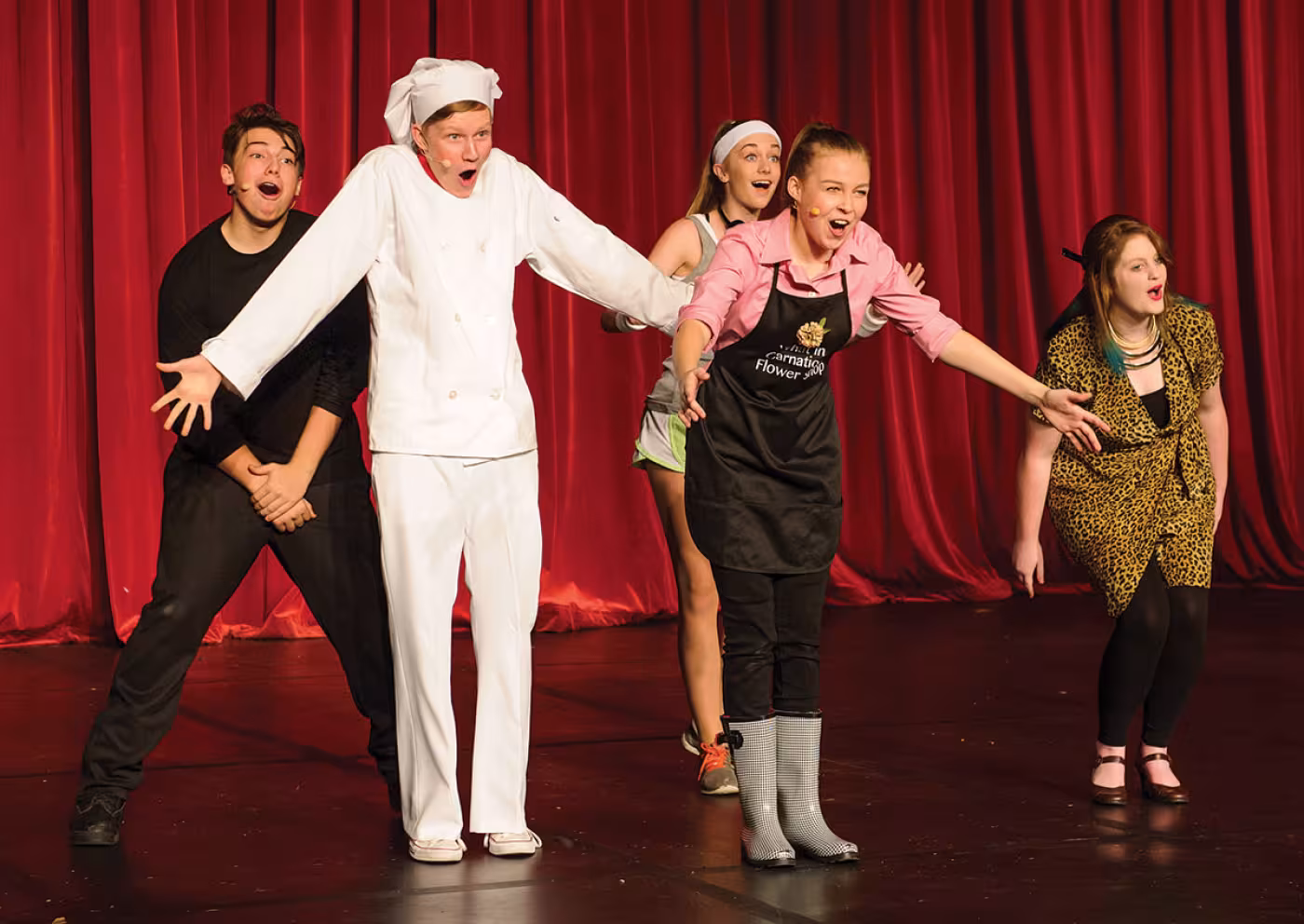 Hagen Bach, Abby Haralson, Mandi Hutchins, Ethan Robinson, Cammie Aven