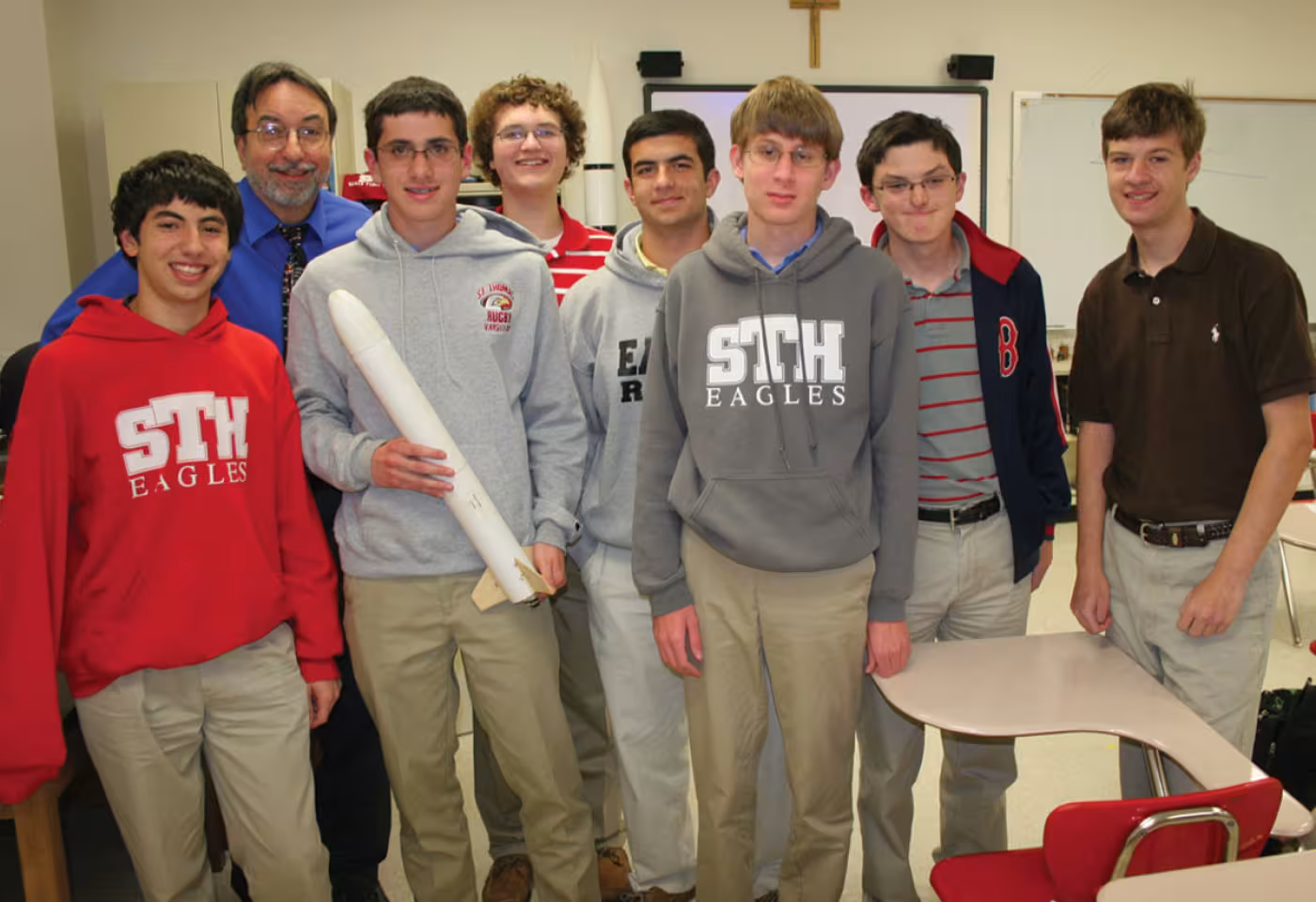 St. Thomas High School rocketry team