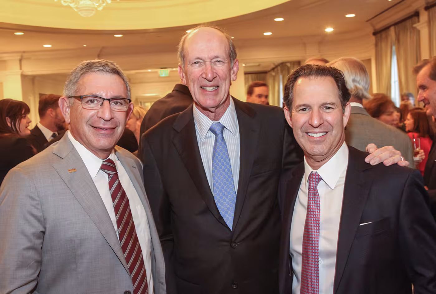 Dr. Paul Klotman, Marc Shapiro and Kitch Taub