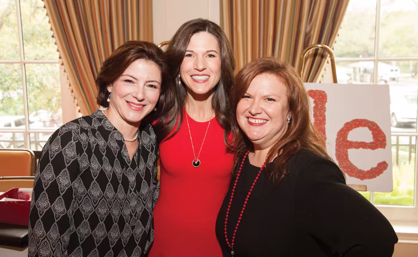 Emily Burguiéres Dalicandro, Kristi Breaux, Eleni Christou-Franklin
