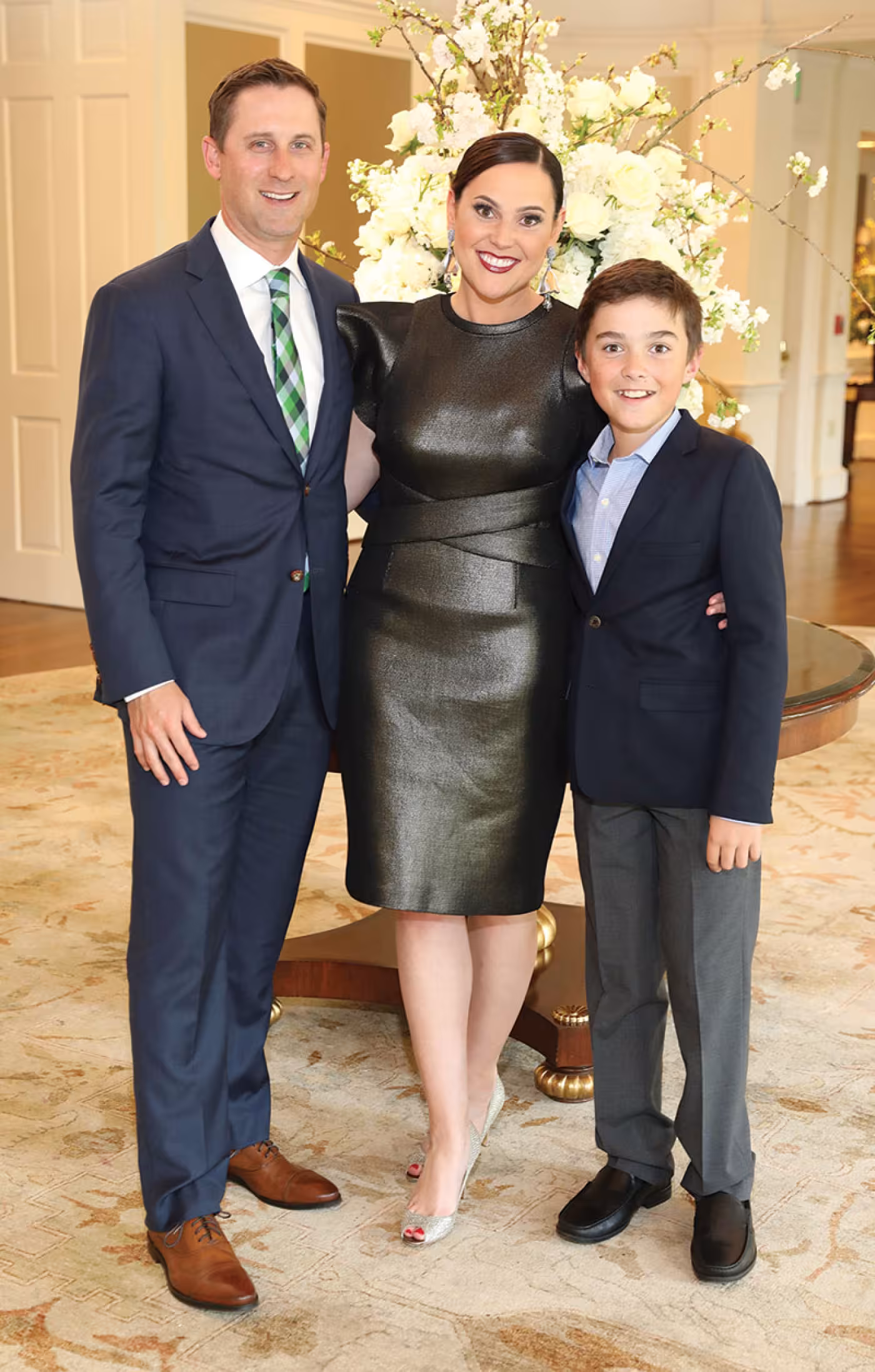 Jeff Byrd, Jamie Broach Byrd and Parker Broach