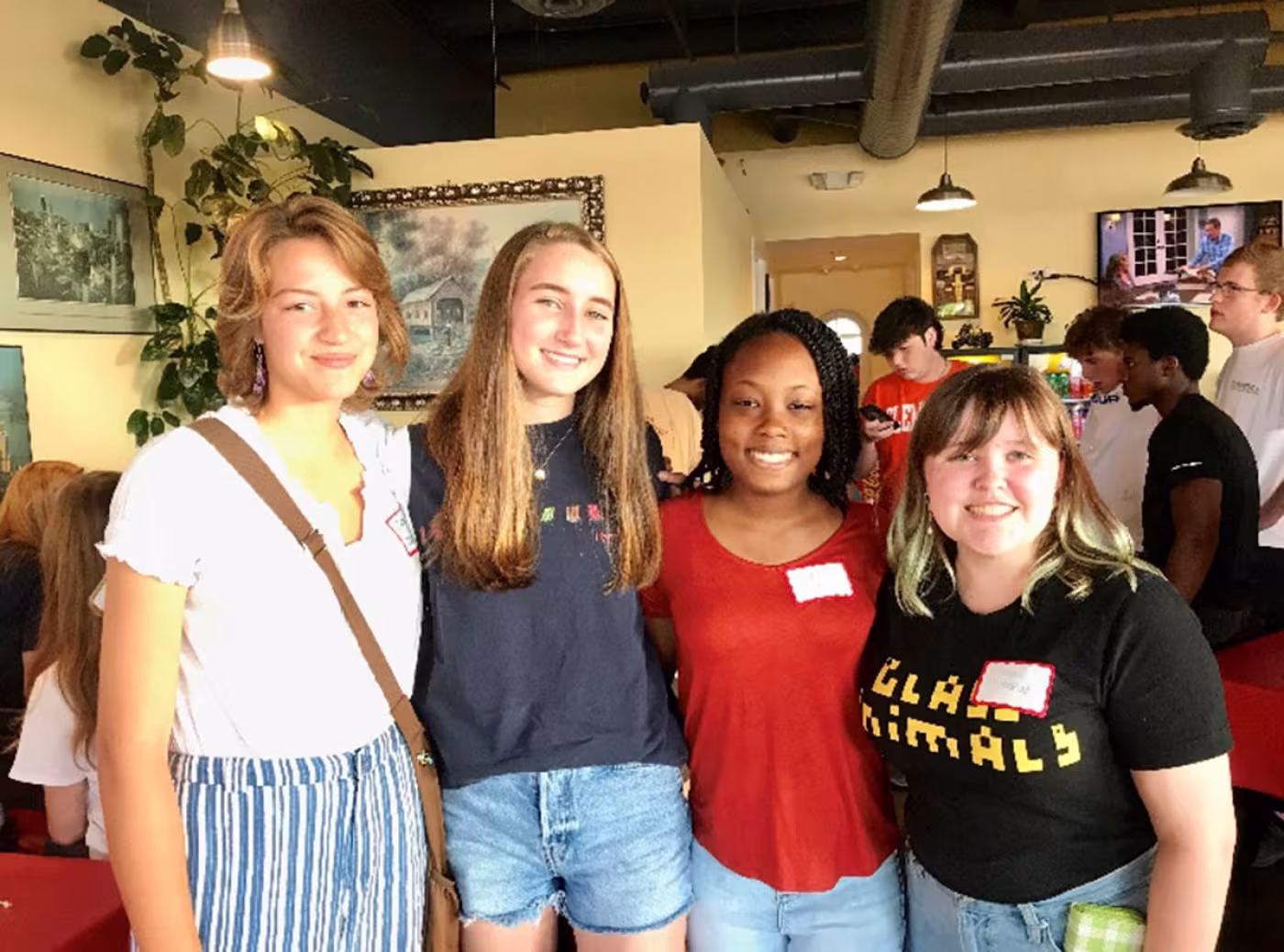 Kelly Watkins, Rachel Reed, Danielle Henry, Maddie Youngblood