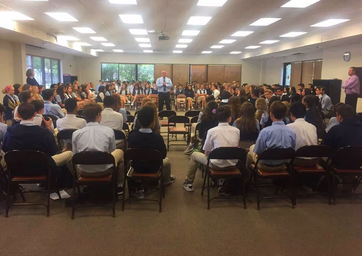 New homeroom for high school students