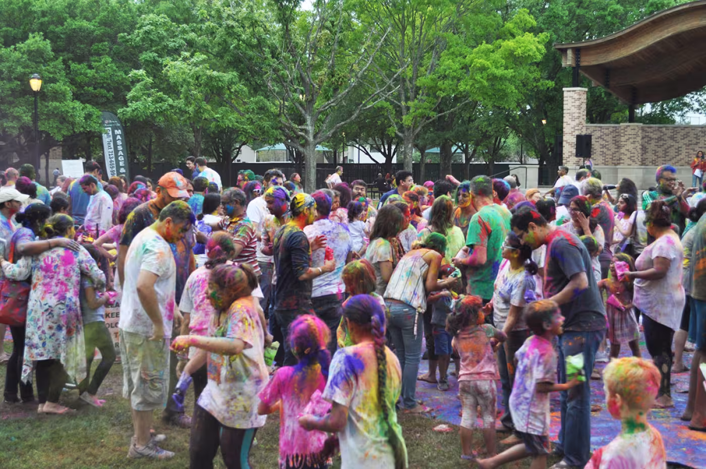 Holi celebration