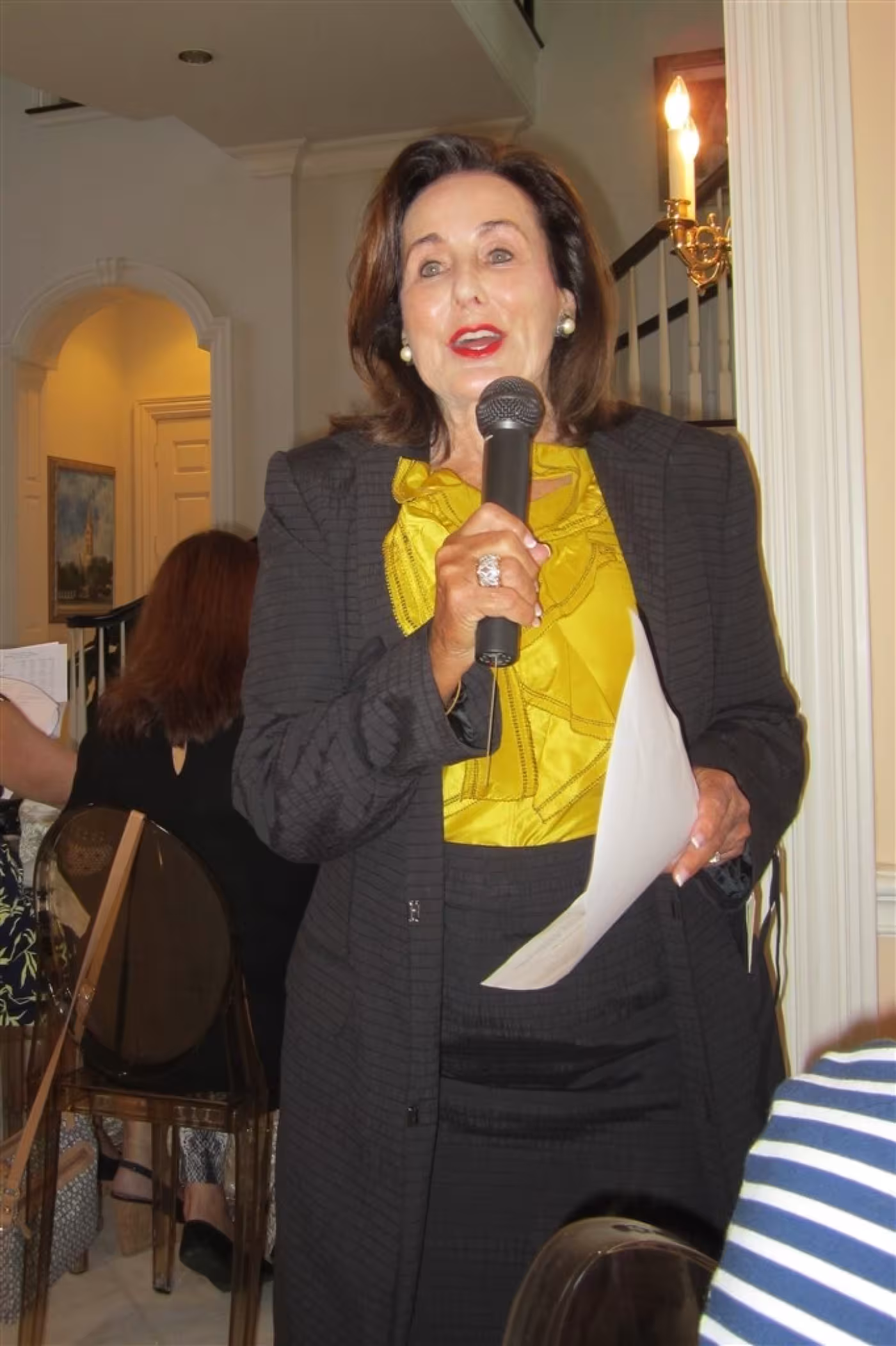 Houston Symphony League president Betty Tutor