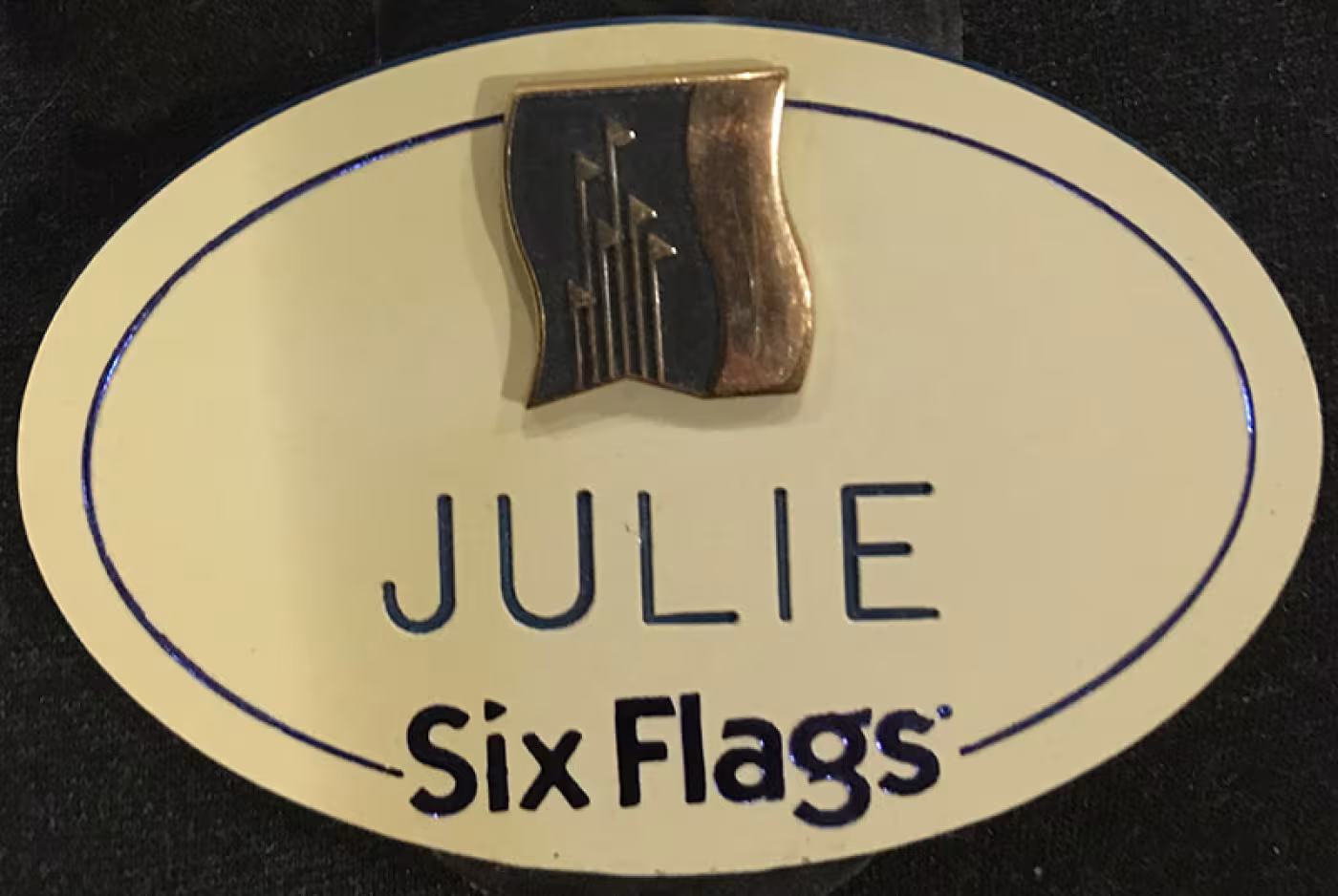 Julie Imrek Kuenstle's nametag