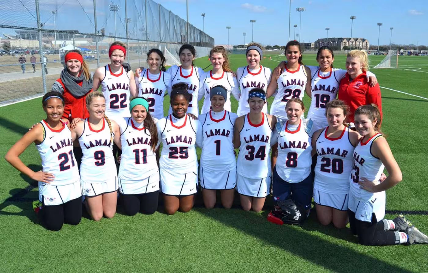 Lamar Women’s Varsity Lacrosse team.