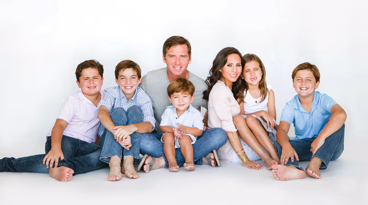 Hudson Hendee, Sam Hartland, David Hartland, Conrad Hartland, Claudine Hartland, Reagan Hendee, Campbell Hendee