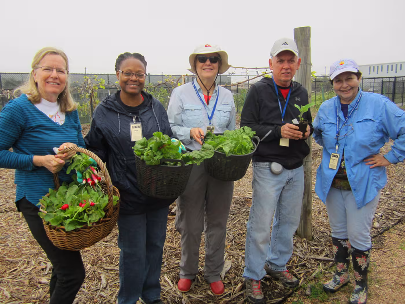Sandy Penoucos, Pat Weatherspoon-Hall, Margaret Weddle, Ron Smith, Elizabeth Castro,