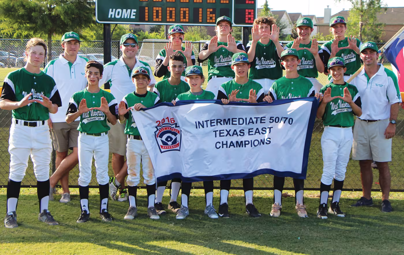 The West University Intermediate All-Star team