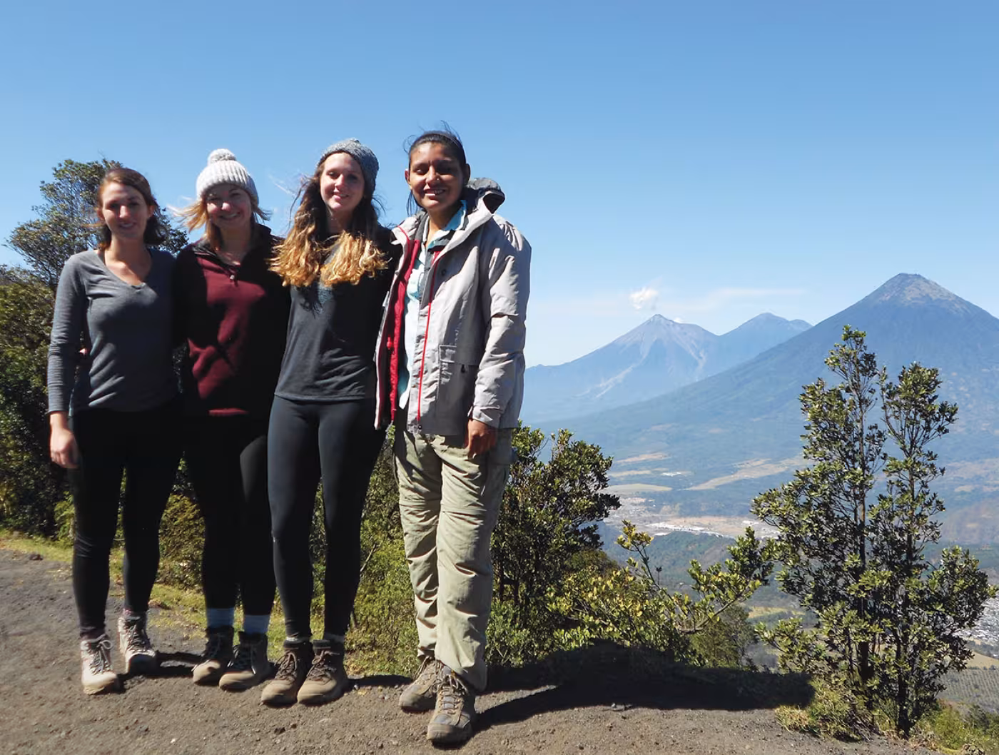 Brooke Burgess, Christina Saenger, Hayley Burgess and Lorena Valle