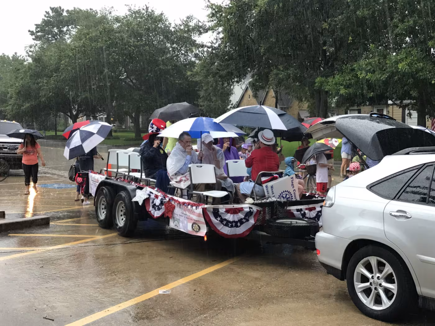 The West U Rotary Club Kazoo Marching Band