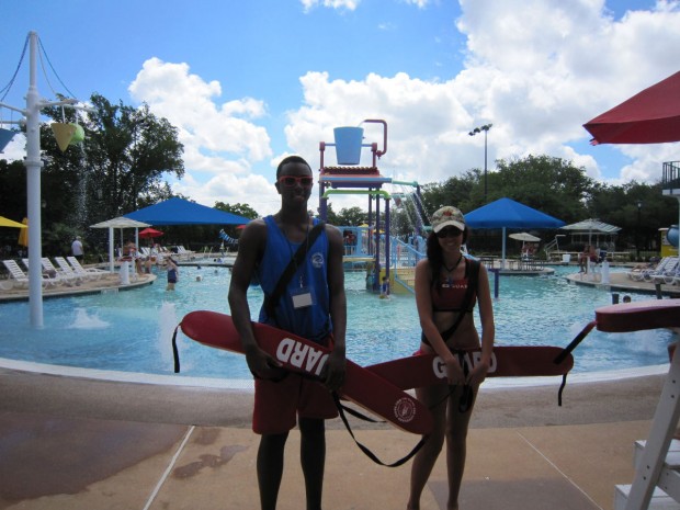 Amir Henry and Anna Walker both dislike having to clean the pool; however, they both enjoy lifeguarding.