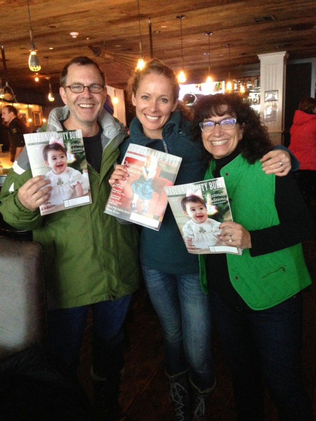 Michael and Joni discussed The Buzz over a few brews at Tomboy Tavern with Brandy Johnson, marketing manager of Telluride Ski and Golf Resort. Why can't all our meetings be this much fun? 