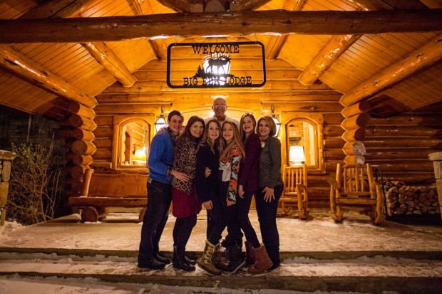 Kramer family on the front porch of their home in Telluride. (From left) fiance Michael Imiak with Rafaela, Nikki, Jackie, Isabel, Ilene and (in back) Don. Kramer family on the front porch of their home in Telluride. (From left) fiance Michael Imiak with Rafaela, Nikki, Jackie, Isabel, Ilene and (in back) Don.