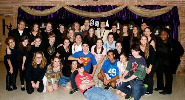 Cast and crew of St. Agnes Academy’s spring musical, “Mame.”