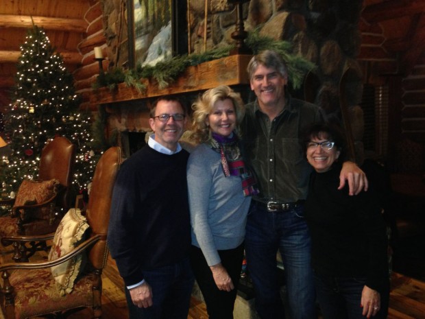 Mike and Susan Plank invited Joni and Michael to their home for Susan's signature cranberry pomegranate martini. Their home is the perfect combination of gorgeous yet cozy and warm. Mike and Susan are passionate about sharing their love of Telluride with 
