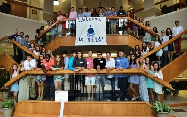 Students who participated in The University of Florida Young Entrepreneurs for Leadership and Sustainability program for high school juniors and seniors.