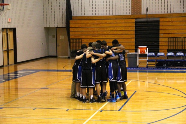Houston Christian's basketball team. (Photo: Deborah Kopp)