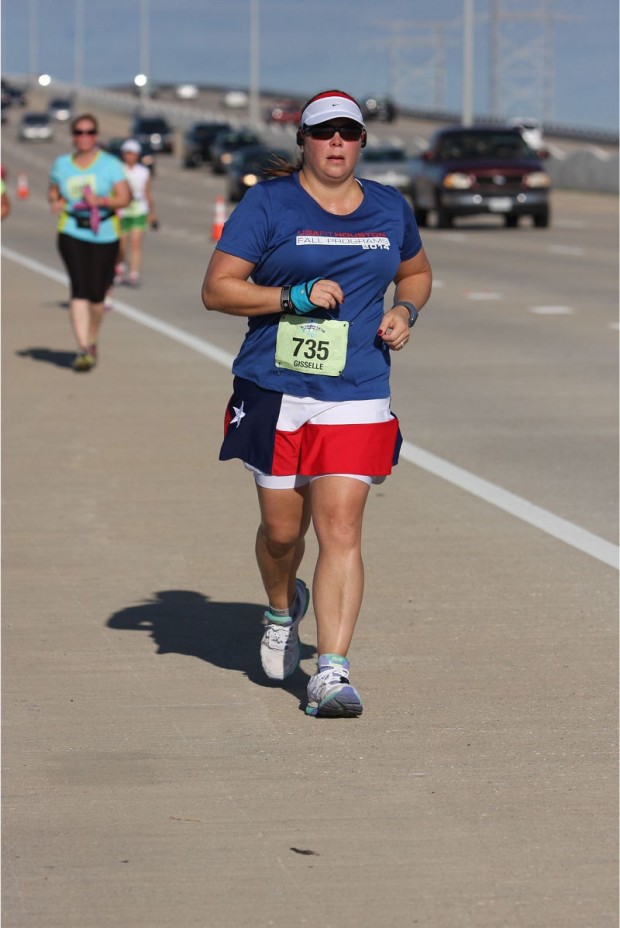 Bellaire resident Gisselle Matta recently committed to training for a half marathon and is now training for a marathon. 