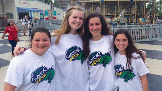 Claire Lilly, Mary Bass McConn, Mary Alex Khater and Megan Zenner