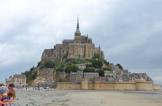 The Island of Mont Saint Michel.    