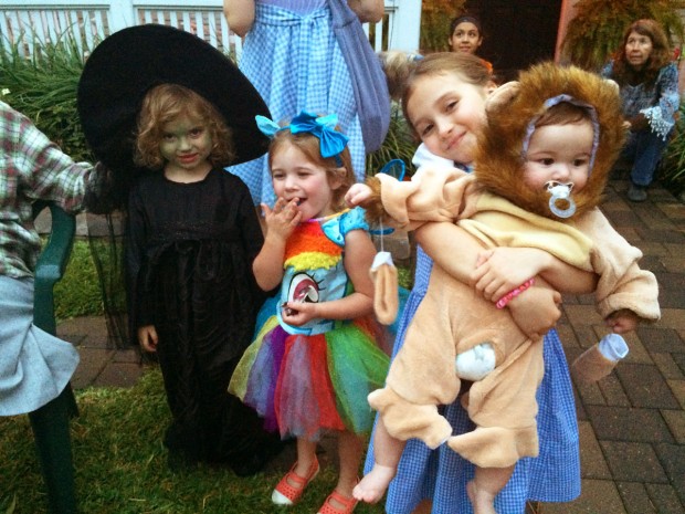 Cousins on Halloween