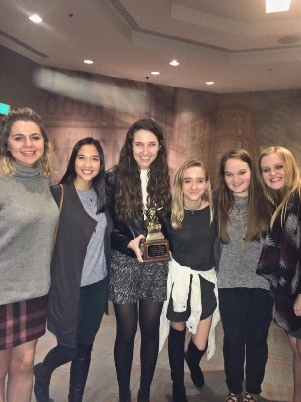 Madeline Nassif, Sarah Bobb, Catherine Buthod, Catherine Gassiot, Marissa Barnes, Julia Calaway