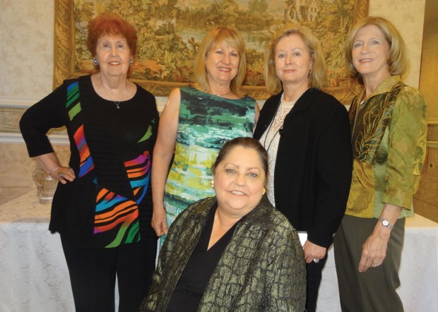 Susan Crowley, Jodie Beivel, Kim Vidor, Susan Patterson and (front) Marilyn McDowell
