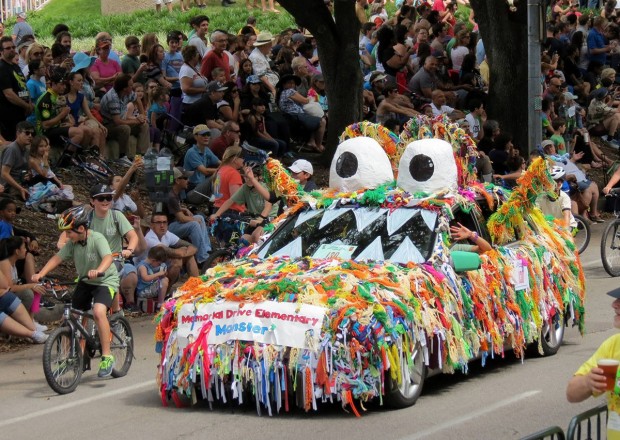 Memorial Drive Elementary School Art Car Monster