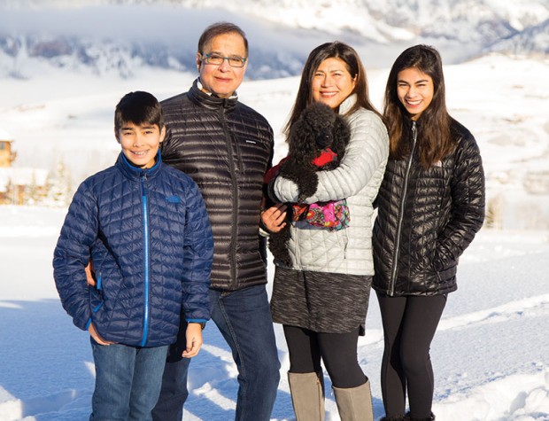 The Rangwani family The Rangwani family