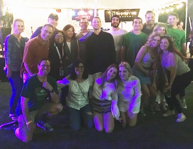 Family and friends at DJ Matt Murdock's performance Family and friends at DJ Matt Murdock's performance