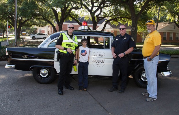 Officer Clawson, Lance, Officer Edwards and Willy Dromgoole