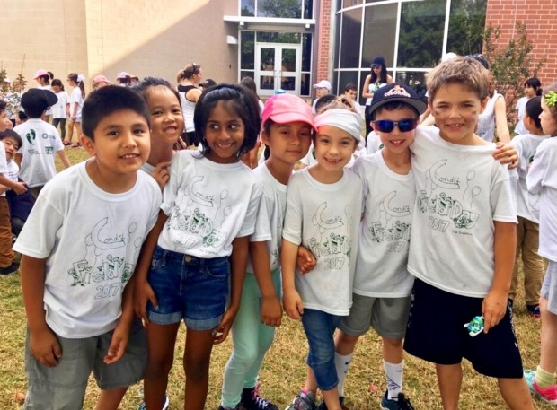 Condit first graders at field day