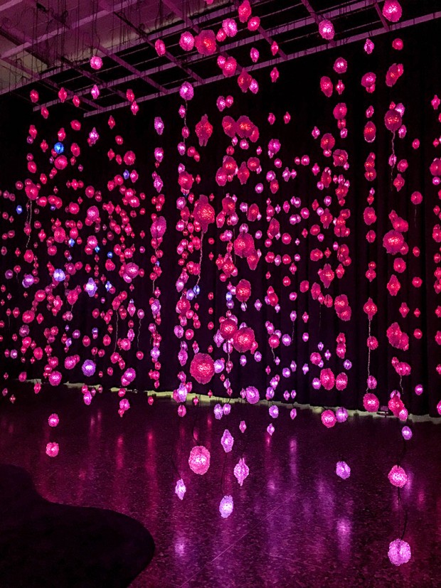 “Pixel Forest and Worry Will Vanish” by Pipilotti Rist 