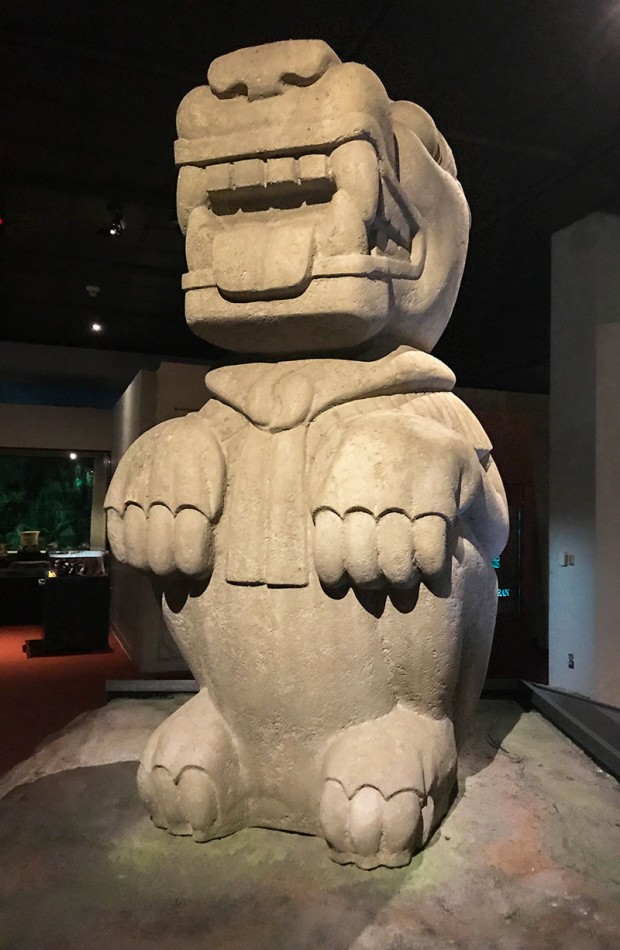 Mayan statue