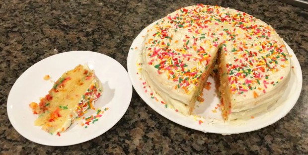 Funfetti Cake made by Danielle Miller