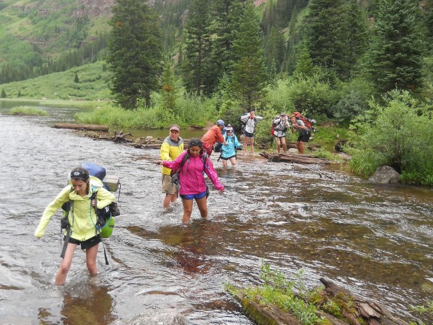 Crossing a river