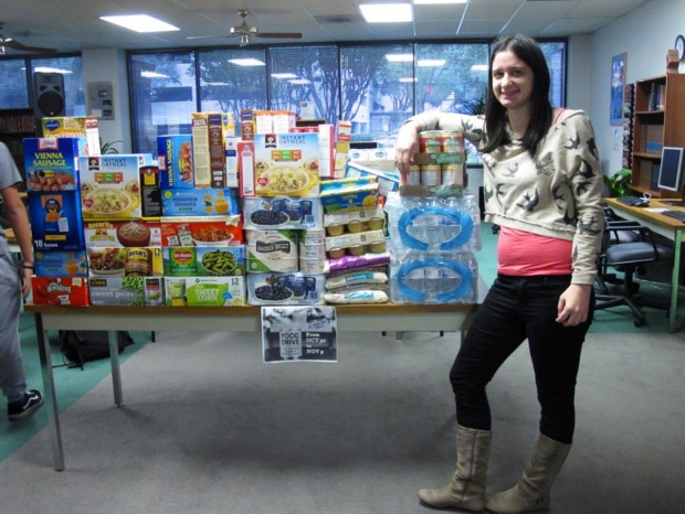 Food drive donations Food drive donations