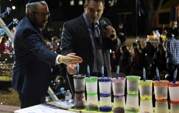 Rabbi Yossi Zaklikofsky, Bellaire Mayor Andrew Friedberg