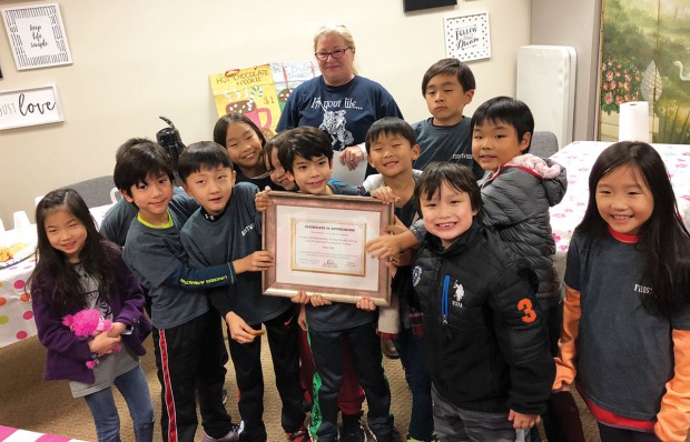 Frostwood Elementary School Korean Buddy 2028 group