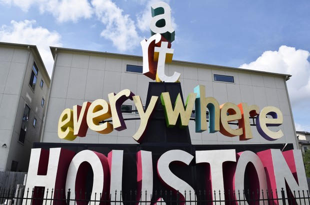 Art Everywhere Houston sign