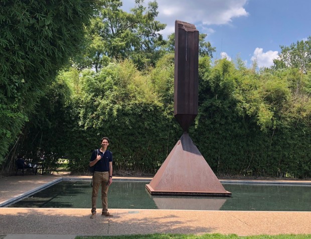 Broken Obelisk outside Rothko Broken Obelisk outside Rothko
