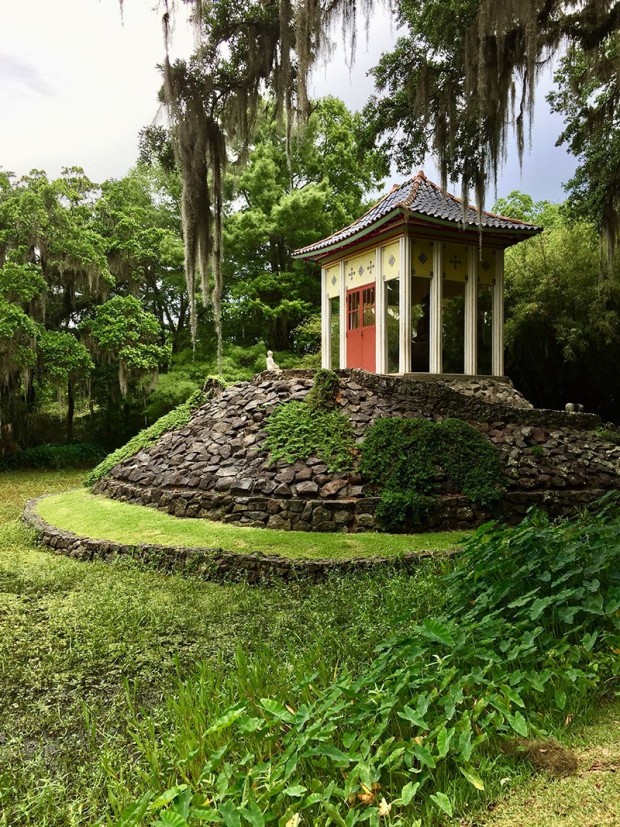 Temple in Jungle Gardens