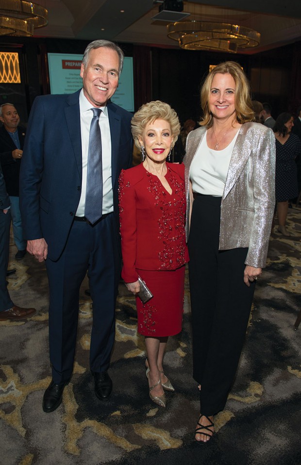 Mike D’Antoni, Margaret Alkek Williams and Laurel D’Antoni