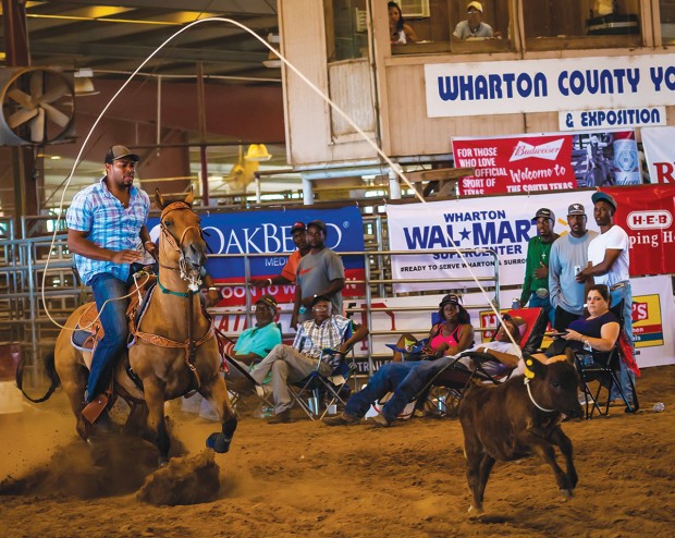 small rodeo near Wharton